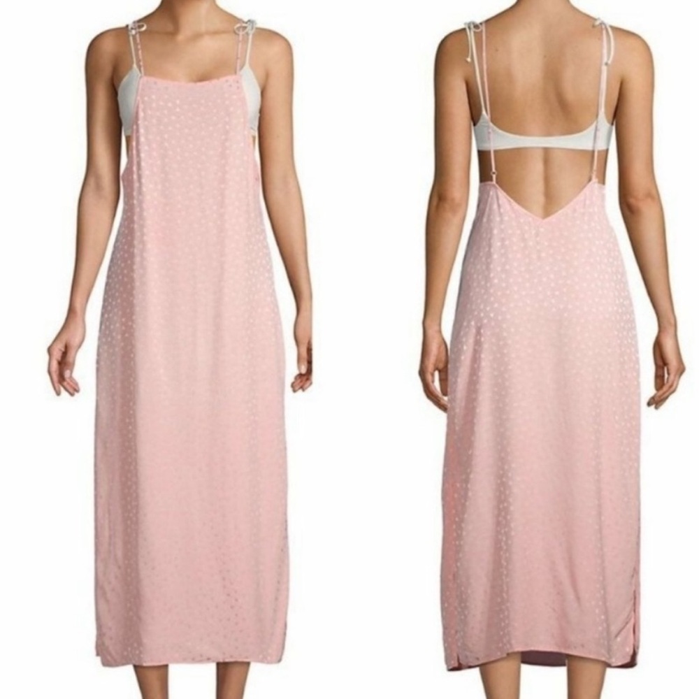 Onia Pink Melanie Midi Dress NWOT